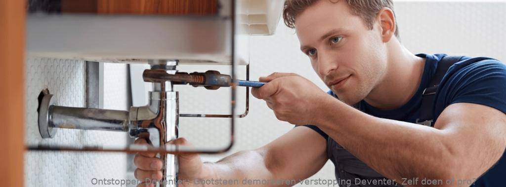 Gootsteen demonteren verstopping Deventer, Zelf doen of pro?