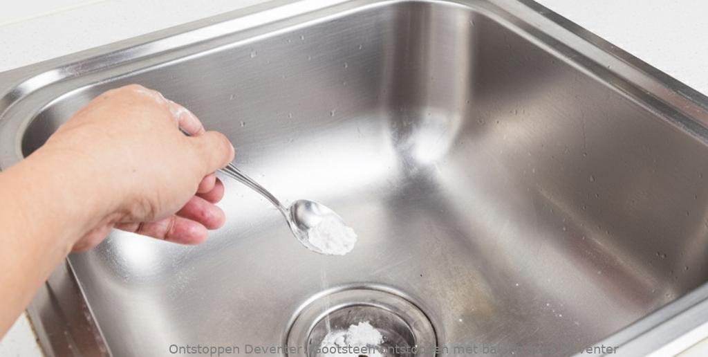 Gootsteen ontstoppen met baking soda Deventer