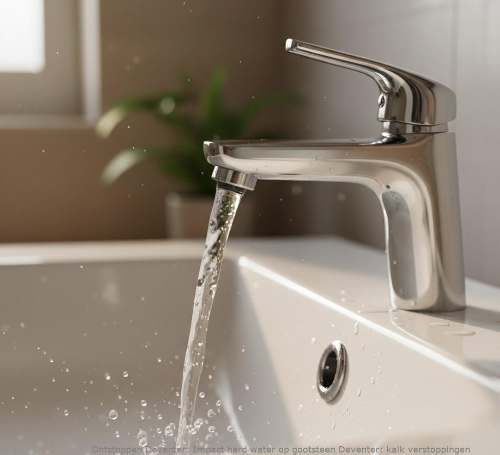 Impact hard water op gootsteen Deventer: kalk verstoppingen