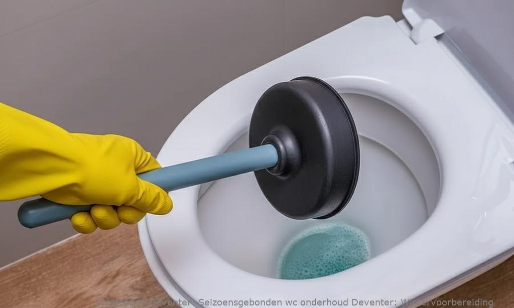 Seizoensgebonden wc onderhoud Deventer: Wintervoorbereiding