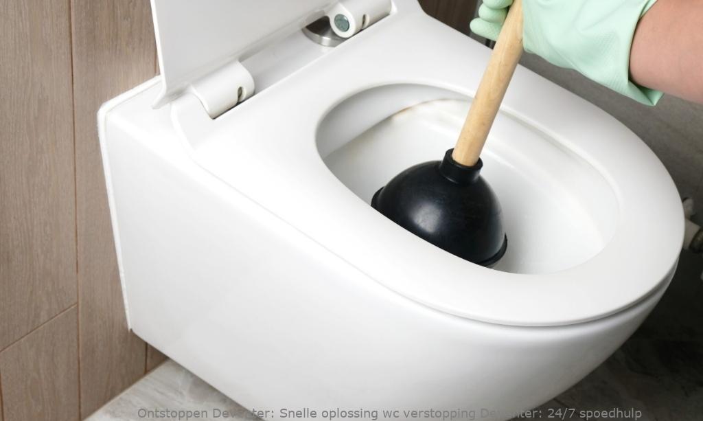 Snelle oplossing wc verstopping Deventer: 24/7 spoedhulp